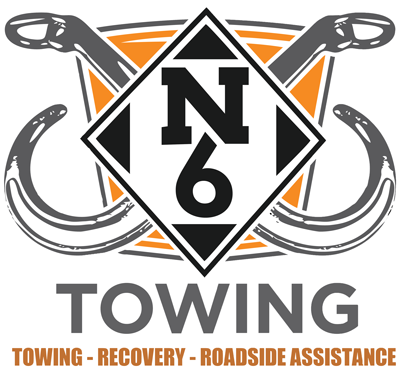 n6 towing logo with white outline
